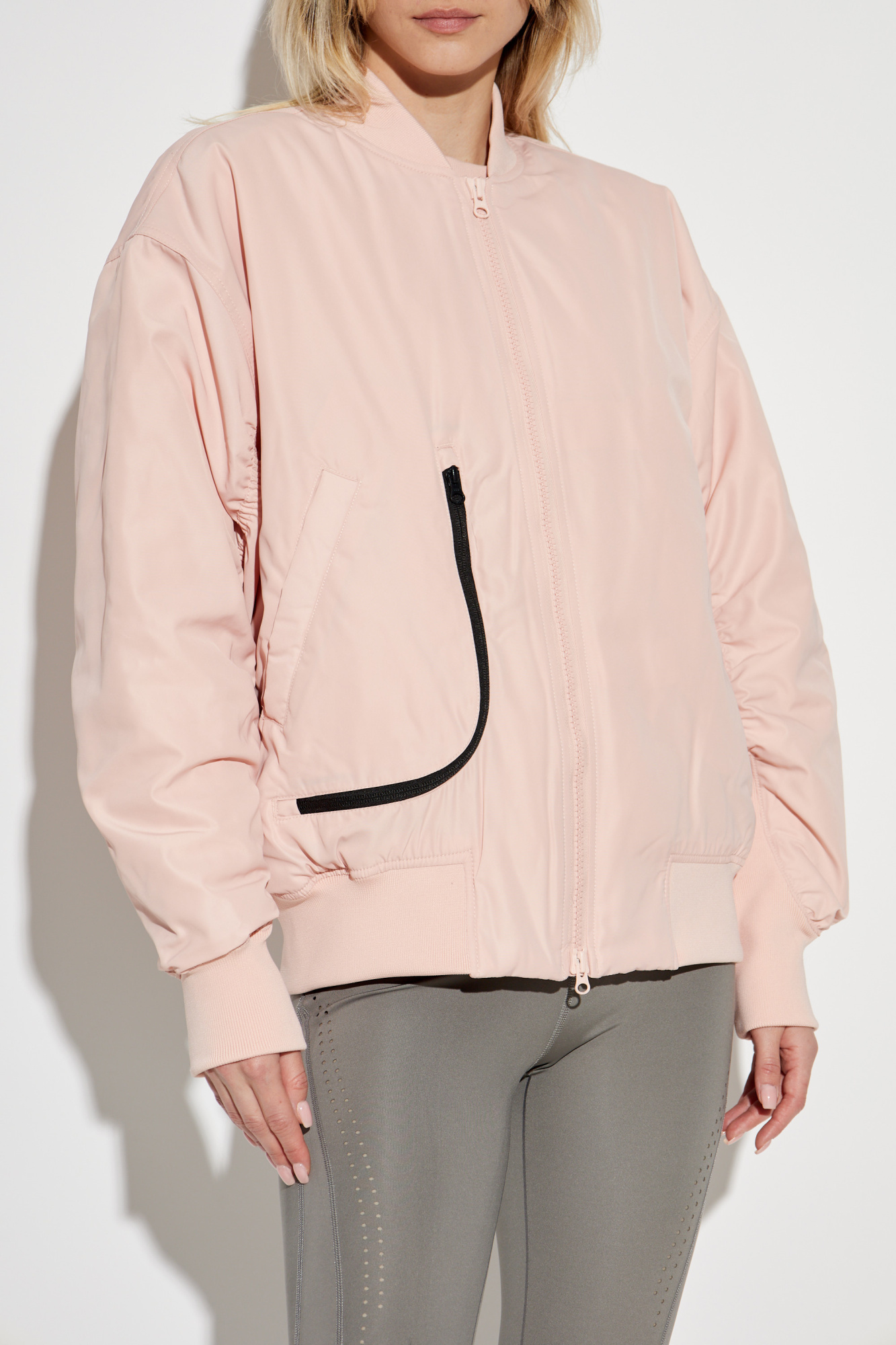 Pink bomber style jacket ADIDAS by Stella McCartney - Vitkac AS